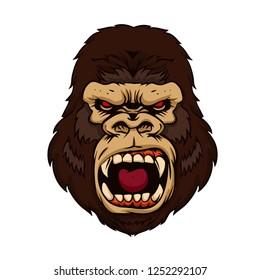 Angry gorilla kong beast