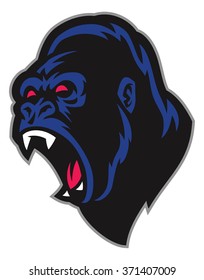 angry gorilla mascot