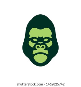 Angry gorilla. Sports mascot. Vector illustration
