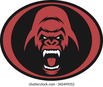 Angry gorilla symbol