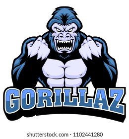 Angry Gorilla Vector