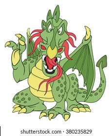 Angry Green Dragon