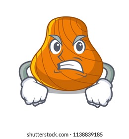 Angry hard shell mascot cartoon