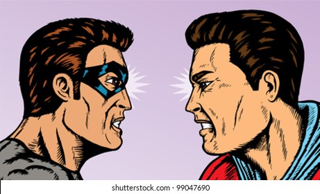 Angry heads