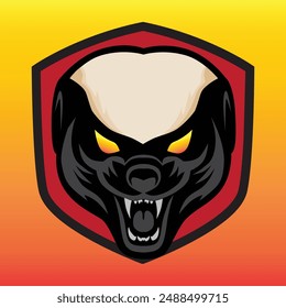 Angry Honey Badger Mascot Logo Design for Sports, Events, Club, Squad, Guild, Gaming and Competition