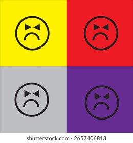 angry icon design for use 