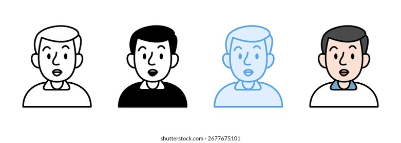 Angry Icon Set Multiple Style Collection