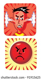 Angry Kid Icon