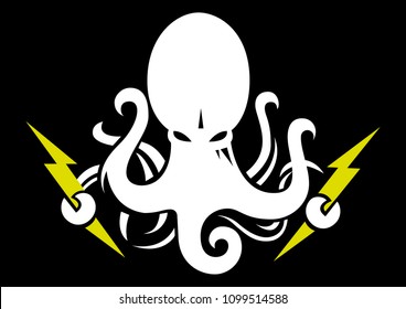 Angry Kraken vector