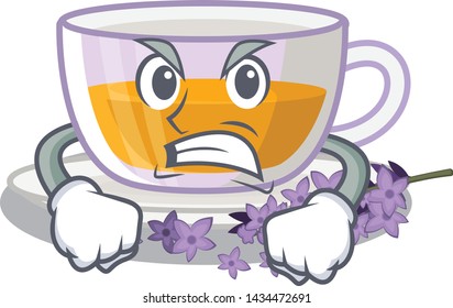 Angry lavender tea in the character fridge