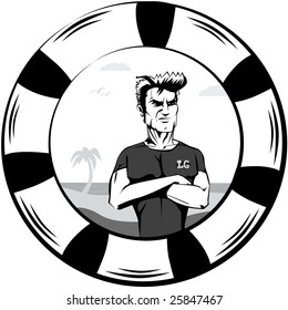 Angry Lifeguard