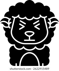 Wütende Linie, Vektorsymbol-Design