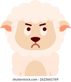 Diseño de icono de Vector de línea enojada