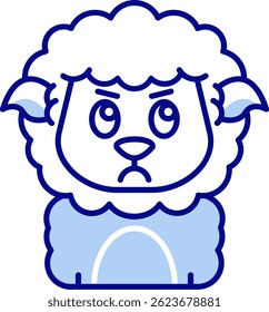 Wütende Linie, Vektorsymbol-Design