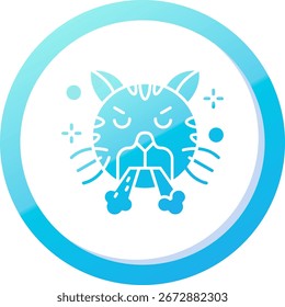 Diseño de icono de Vector de línea enojada