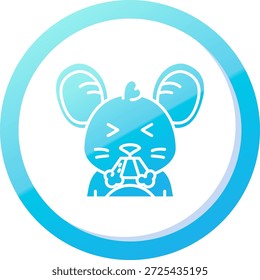 Wütende Linie, Vektorsymbol-Design