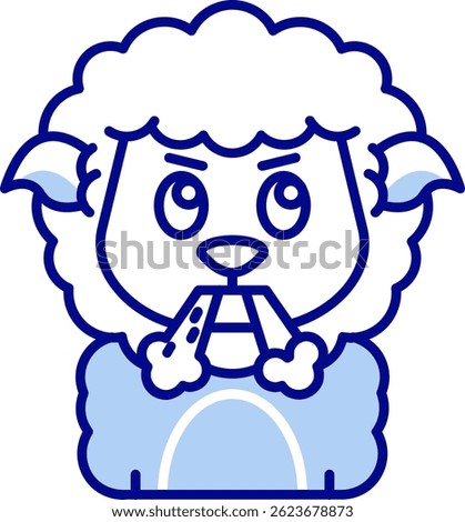 Angry Line vector Icon Design