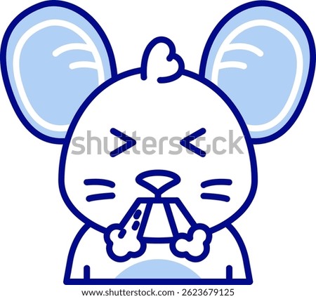 Angry Line vector Icon Design