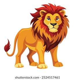 The angry lion color victor eps file-.eps
