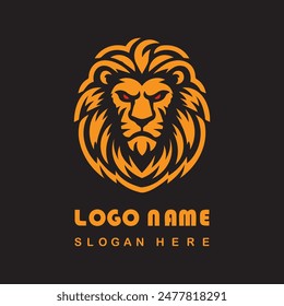 Angry Lion Face Logo With Vector File