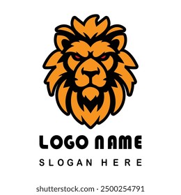 Angry Lion Face Logo With Vector File