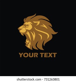 Angry Lion Gold Logo