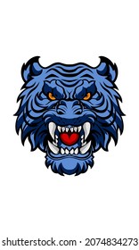 angry lion jaguar mascot sport gaming sport logo template