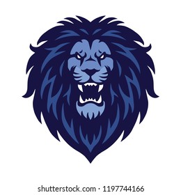 Angry Lion Logo Sports Mascot Vector