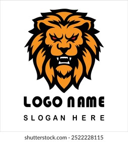 Angry Lion Logo With Vector File