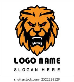 Angry Lion Logo With Vector File