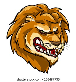 Angry Lion Mascot