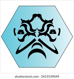 angry mammoth scary wild vector