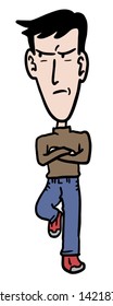 Angry man