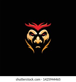 Angry man illustrtion design vector