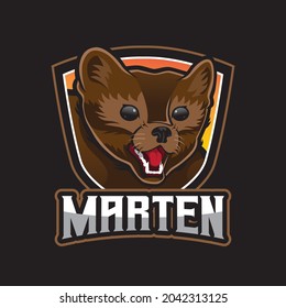 Diseño del logotipo de la mascota de Martes enojado