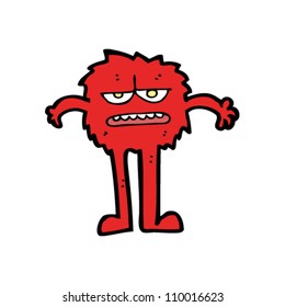 angry monster cartoon