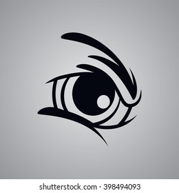 Angry Monster Eye Stock Vector (Royalty Free) 398498803 | Shutterstock