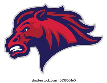 Wild Lion Head Mascot Roaring Vector Stock Vector (Royalty Free) 1017655585