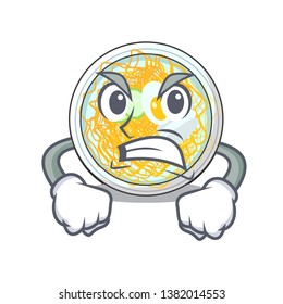 Angry naengmyeon isolated with in the character