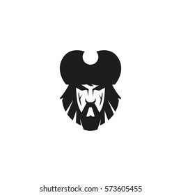 Angry Pirate Head