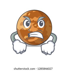 Angry planet mercury shape in the character