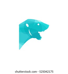 Angry Polar Bear Logo Design Template
