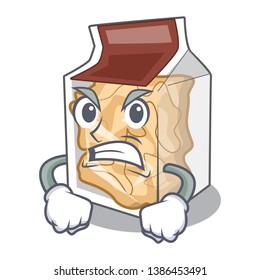 Angry pork rinds in the mascot shape