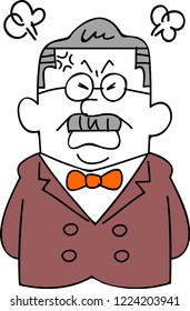 
Angry president asset men