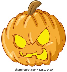 Angry pumpkin