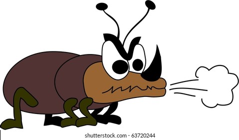 Angry Rhinoceros Beetle