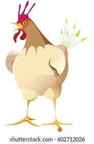 angry rooster