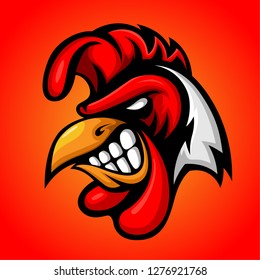 angry rooster logo
