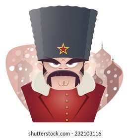 angry russian or soviet man