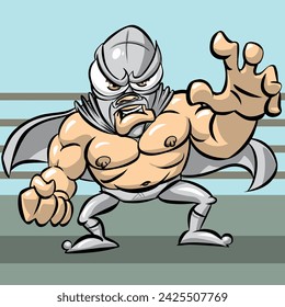 the angry saint fighting mask